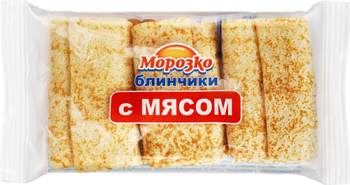 Блинчики МОРОЗКО с мясом, 210г, картинка