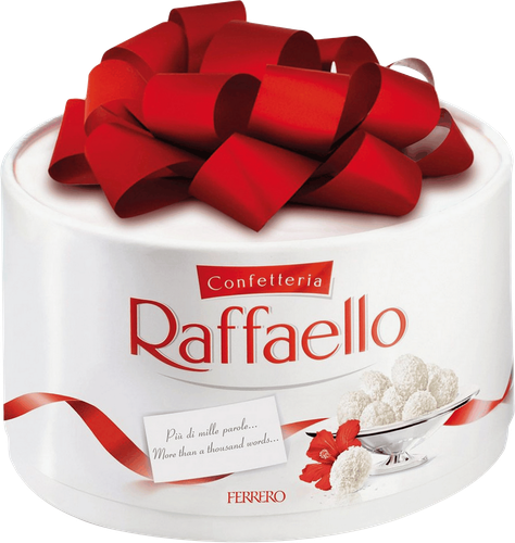 Конфеты RAFFAELLO с цельным миндальным орехом в кокосовой обсыпке, 100г, детальное фото