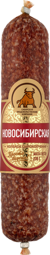 Колбаса сырокопченая СПК Новосибирская, 235г, картинка