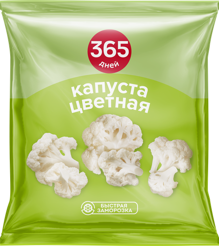 Капуста цветная замороженная 365 ДНЕЙ, 400г, фотография
