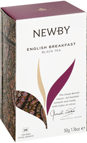 Чай черный NEWBY English Breakfast байховый, 25пак, фотография