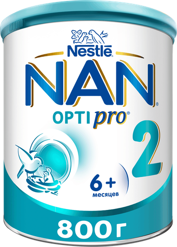 Смесь детская NAN 2 OptiPro, с 6 месяцев, 800г, фотография