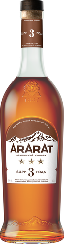 Коньяк АРАРАТ Армянский ординарный 3 года, 40%, 0.7л, изображение