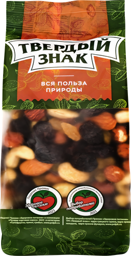 Коктейль ТВЕРДЫЙ ЗНАК сладкий орехи, изюм, 250г, изображение