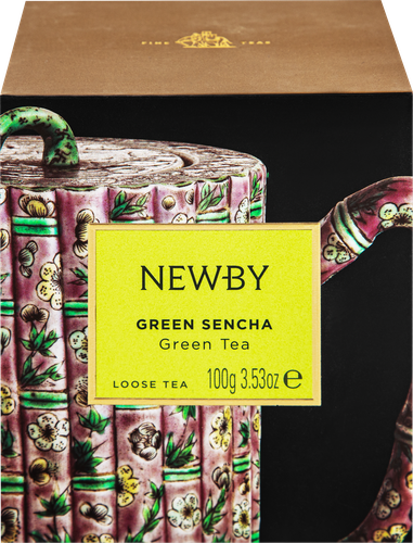 Чай зеленый NEWBY Green Sencha байховый, листовой, 100г, картинка