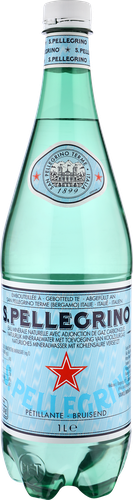 Вода минеральная S.PELLEGRINO природная лечебно-столовая газированная, 1л, фотография