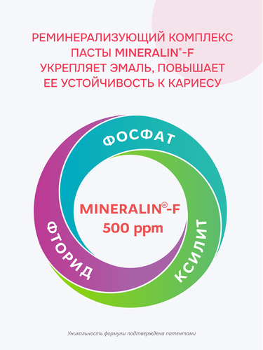 Зубная паста детская R.O.C.S. Ягодная фантазия Малина и клубника, 45г, крупный план