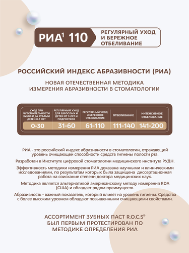 Зубная паста R.O.C.S. Кофе и табак, 74г, фото