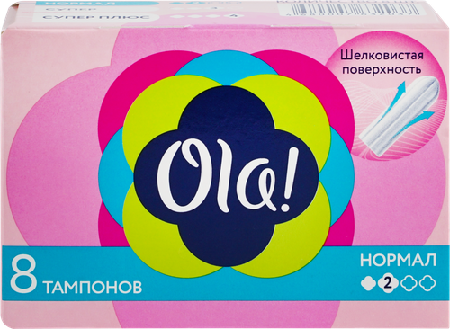 Тампоны OLA! Normal, 8шт, детальное фото