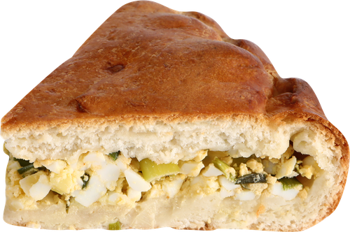 Пирог с луком и яйцом ЛЕНТА FRESH, весовой, изображение