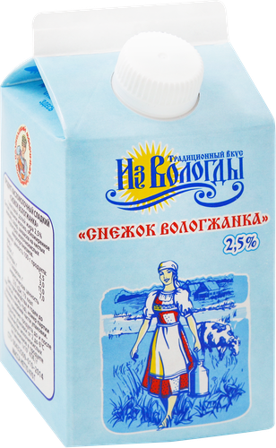 Снежок ВМК Вологжанка 2,5%, без змж, 470г, фотография