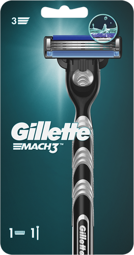 Бритва GILLETTE Mach3, с 1 сменной кассетой, фотография