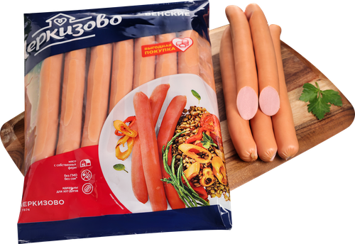Сосиски ЧЕРКИЗОВО Венские, весовые, картинка