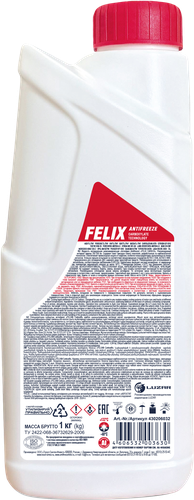 Антифриз FELIX Carbox G12+ красный, 1кг, фото