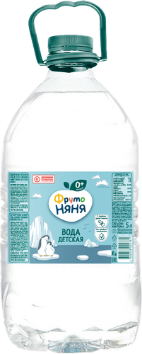 Вода питьевая детская ФРУТОНЯНЯ, 5л, картинка