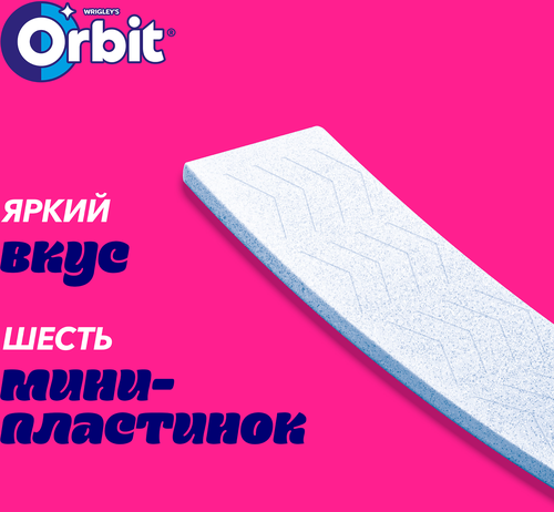 Жевательная резинка ORBIT Детский Классический с ароматом фруктов, 11,5г, крупный план