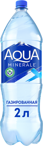 Вода питьевая AQUA MINERALE газированная, 2л, фотография