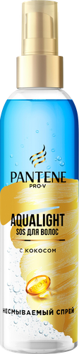 Спрей для тонких, жирных волос PANTENE Aqua Light двухфазный легкий, питательный, 150мл, картинка