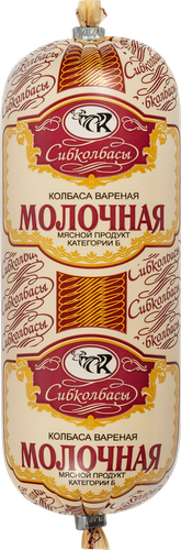 Колбаса вареная СИБКОЛБАСЫ Молочная, 400г, картинка