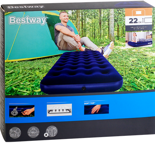 Матрас надувной Bestway Pavillo 188x99x22, крупный план