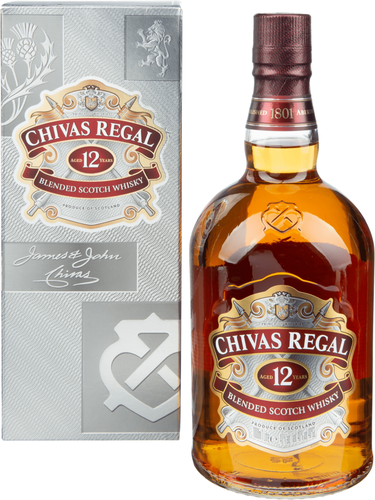 Виски CHIVAS REGAL Чивас Ригал 12 лет 40%, п/у/без п/у, 1л, вид