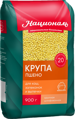 Пшено НАЦИОНАЛЬ высший сорт, 900г, детальное фото