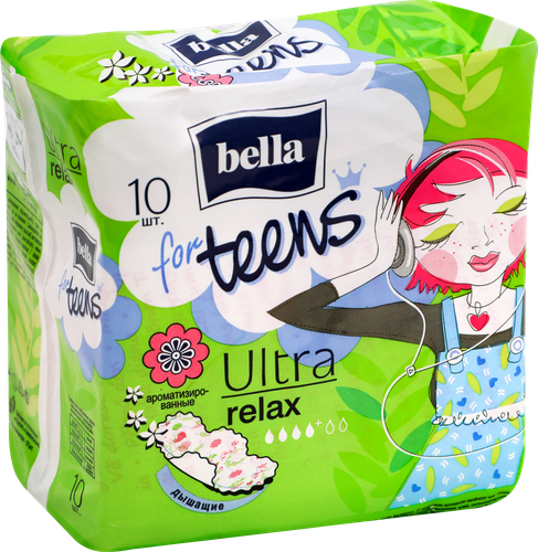 Прокладки гигиенические BELLA Ultra Relax Deo супертонкие, впитывающие, 10шт, картинка