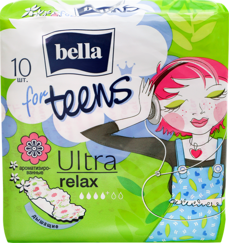Прокладки гигиенические BELLA Ultra Relax Deo супертонкие, впитывающие, 10шт, фотография