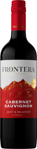 Вино FRONTERA Каберне Совиньон красное полусухое, 0.75л, фото