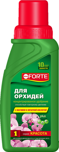 Удобрение для орхидей BONA FORTE Здоровье, 285мл, крупный план