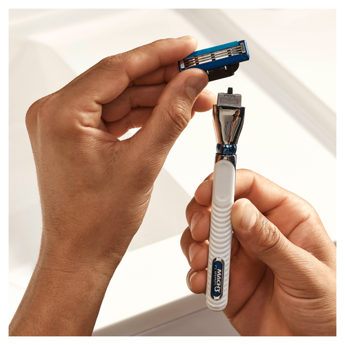 Бритва GILLETTE Mach3 Turbo, с 2 сменными кассетами, фото