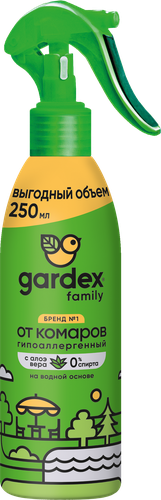 Спрей от комаров GARDEX Family, 250мл, фото