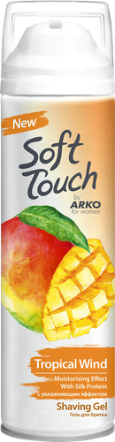 Гель для бритья женский ARKO Soft Touch Тропическая свежесть, 200мл, изображение