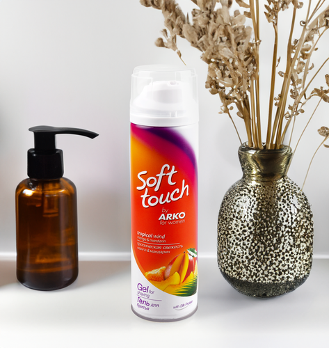 Гель для бритья женский ARKO Soft Touch Тропическая свежесть, 200мл, детальное фото