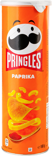 Чипсы картофельные PRINGLES Паприка, 165г, вид