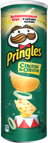 Чипсы картофельные PRINGLES Сыр и Лук, 165г, фото