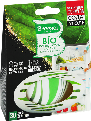 Био-поглотитель запаха для холодильника BREESAL, 80г, фотография