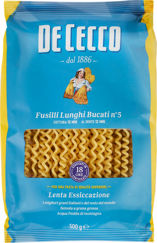 Макароны DE CECCO Fusilli lungh bucati №5, 500г, картинка