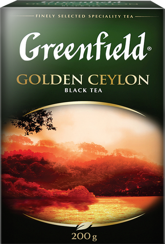 Чай черный GREENFIELD Golden Ceylon листовой, 200г, вид