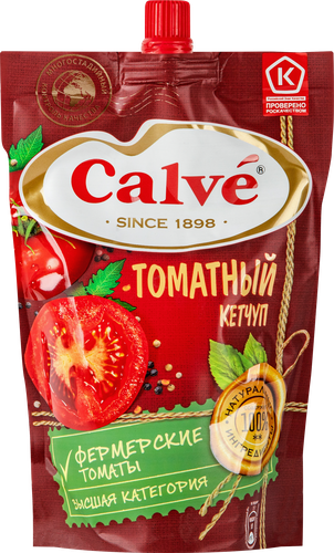 Кетчуп CALVE Томатный, 350г, детальное фото