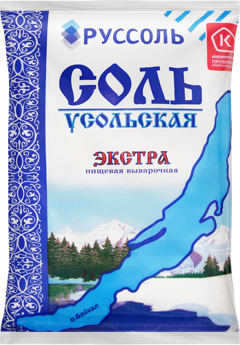 Соль УСОЛЬСКАЯ Экстра, 1кг, крупный план