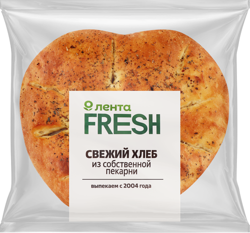Хлеб Сицилийский с итальянскими травами ЛЕНТА FRESH, 300г, изображение