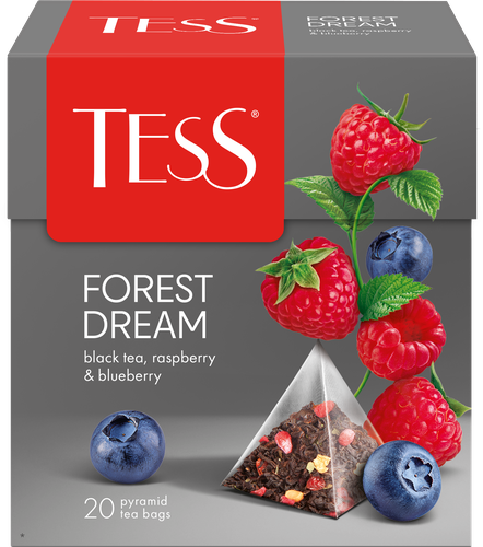 Чай черный TESS Forest Dream, 20пир, крупный план