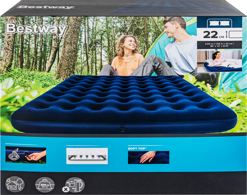Матрас надувной BESTWAY 203х183х22см, Арт. 67004, изображение
