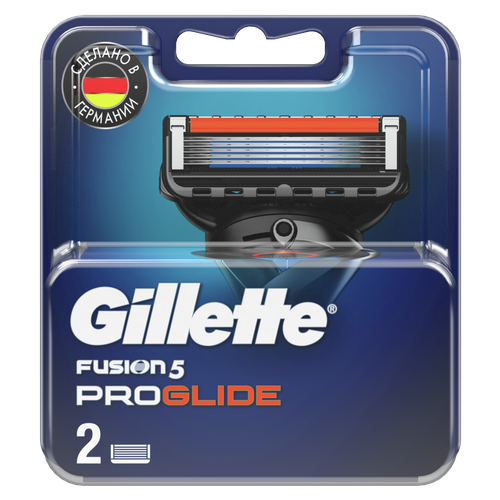 Кассеты сменные для бритья GILLETTE Fusion5 ProGlide, 2шт, фото