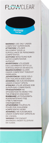 Тент для бассейна с надувным бортом BESTWAY Flowclear 244см, Арт. 58032, крупный план