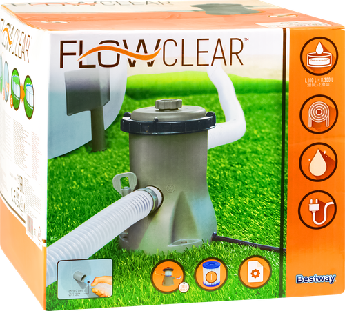 Фильтр-насос BESTWAY Flowclear 1249л/ч, Арт. 58381, фото