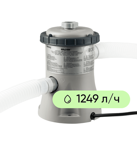 Фильтр-насос BESTWAY Flowclear 1249л/ч, Арт. 58381, детальное фото