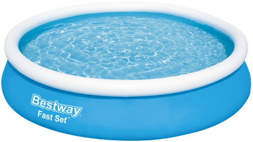 Бассейн с надувным бортом BESTWAY Fast Set 5377л 366х76см, с фильтр-насосом, Арт. 57274, крупный план