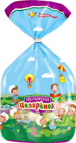 Пельмени ЦЕЗАРЬ Цезаренок, категория В, 600г, изображение